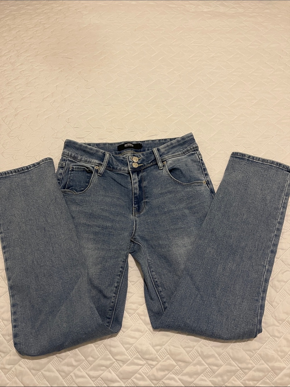 Hudson Los Angeles sz 4 Women's Blue Straight-Leg Jeans